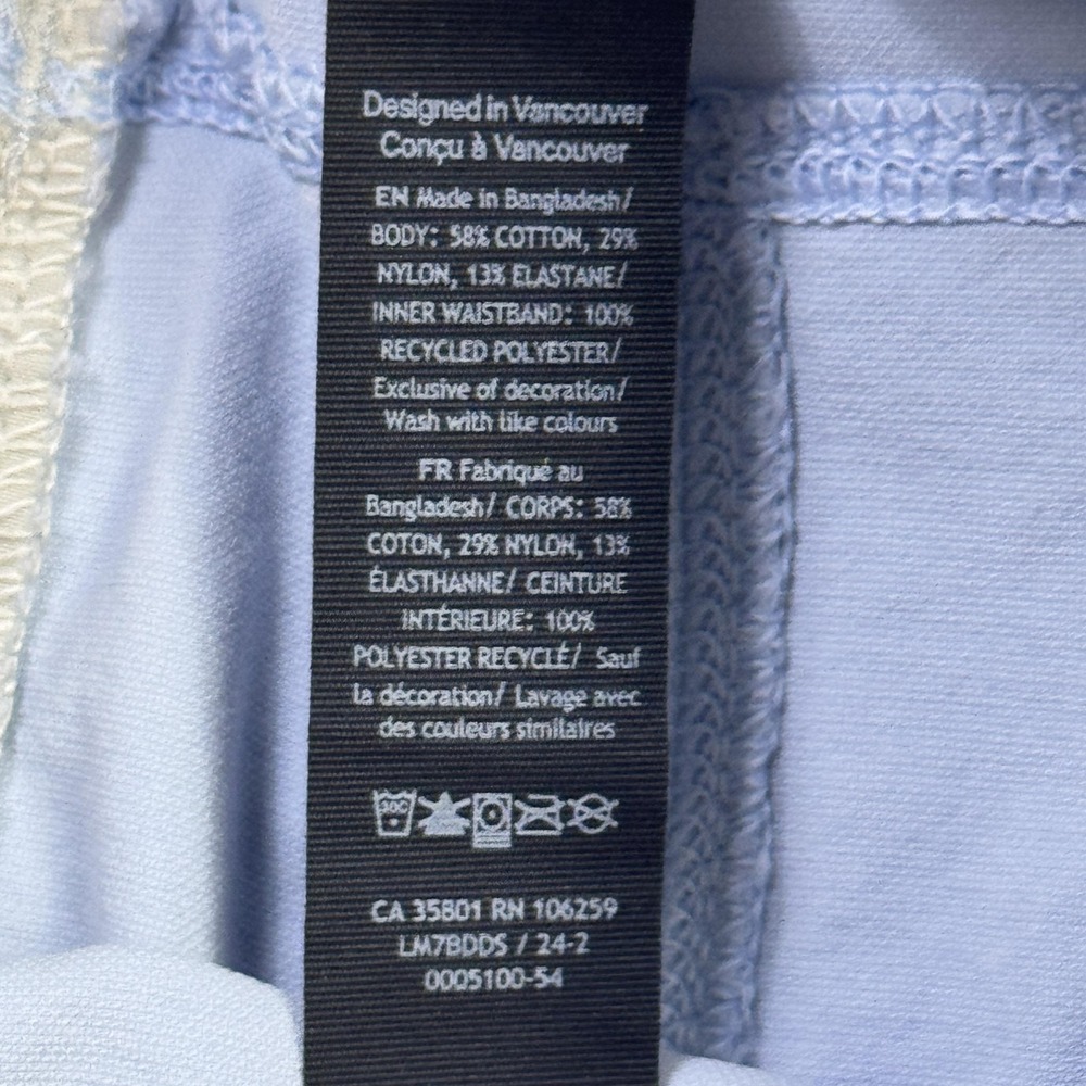 Lululemon Bowline 5" Stretch Cotton VersaTwill Shorts Mens Small Blue Drawstring - Picture 3 of 10